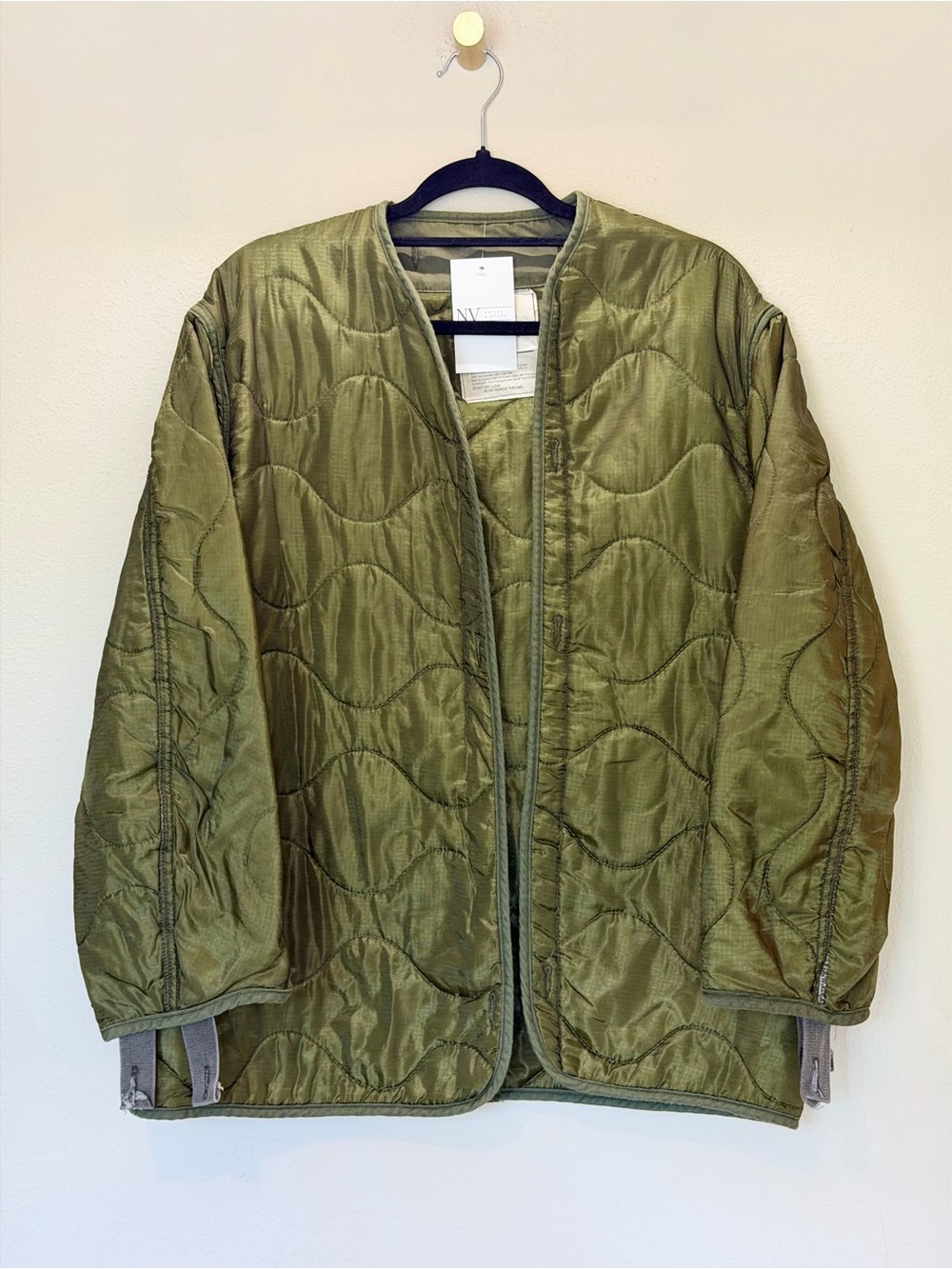 Olive Quilted Women's Lightweight Jacket